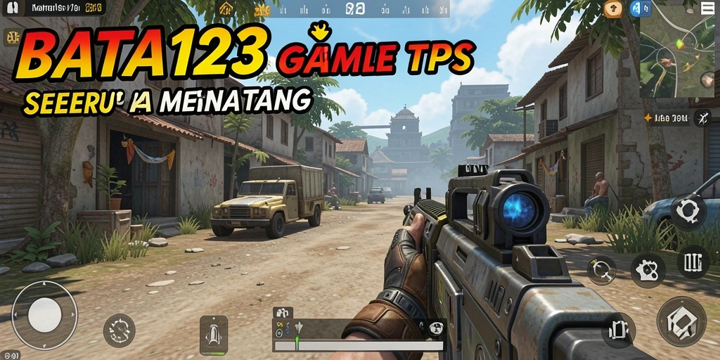 Screenshot utama BATA123 menampilkan aksi gameplay TPS yang seru dan mendebarkan.