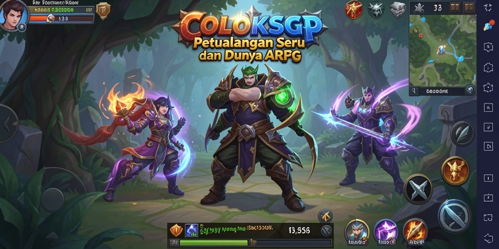 Tampilan gameplay menegangkan dari COLOKSGP yang seru.