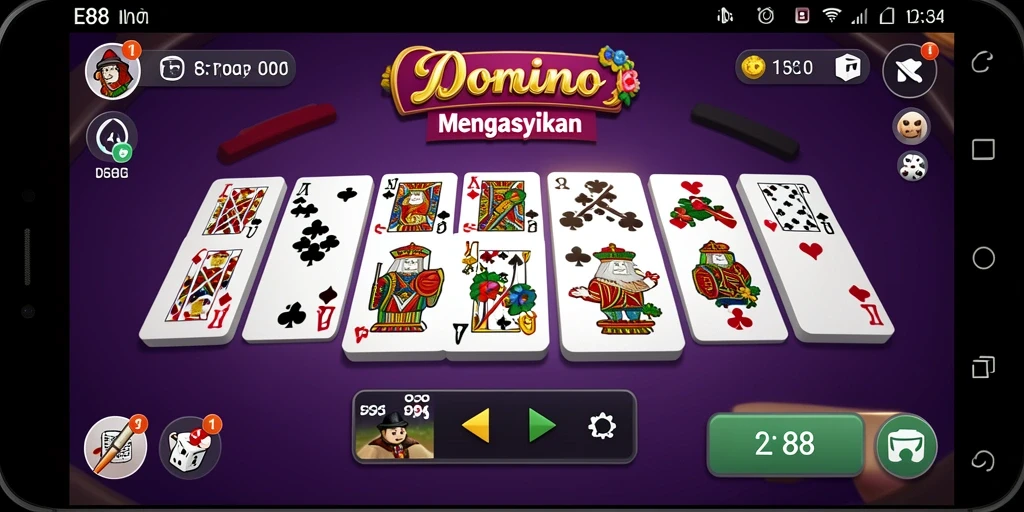 Tampilan gameplay seru dari E88 yang mengasyikkan.