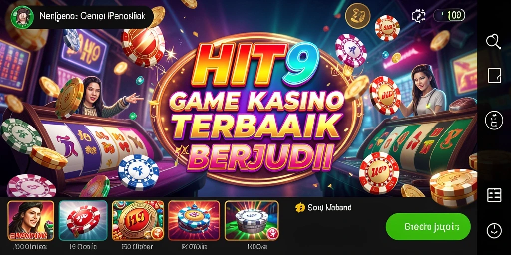 Tampilan gameplay menarik di aplikasi Kasino HIT9.