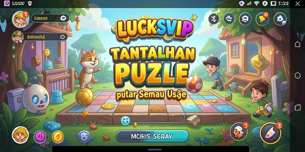 Gameplay seru dari LUCKSVIP dengan tantangan puzzle.