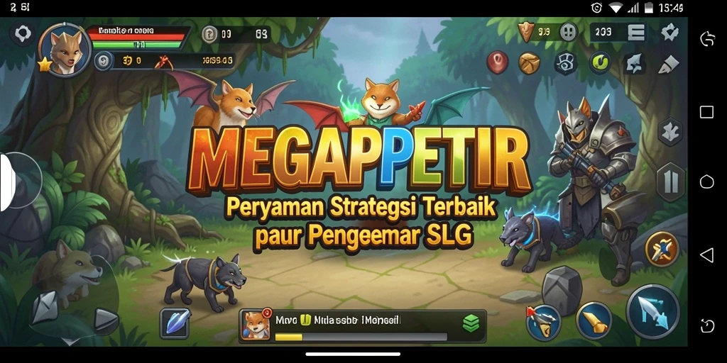 Gameplay dinamis dalam MEGAPETIR yang menarik dan penuh strategi.