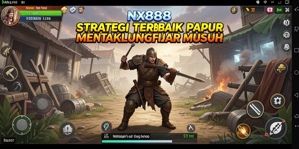 Tampilan gameplay NX888 yang menegangkan dan strategis.