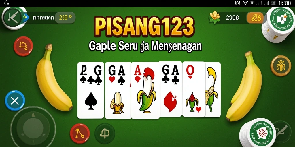 Tampilan gameplay PISANG123 yang seru dan menyenangkan.