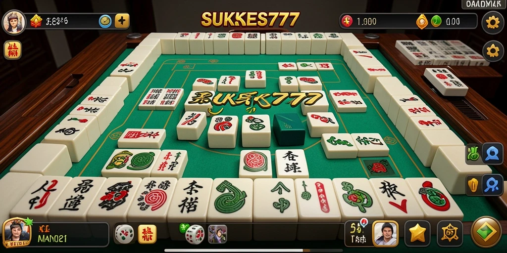 Tangkapan layar gameplay SUKSES777 yang menunjukkan keseruan Mahjong.