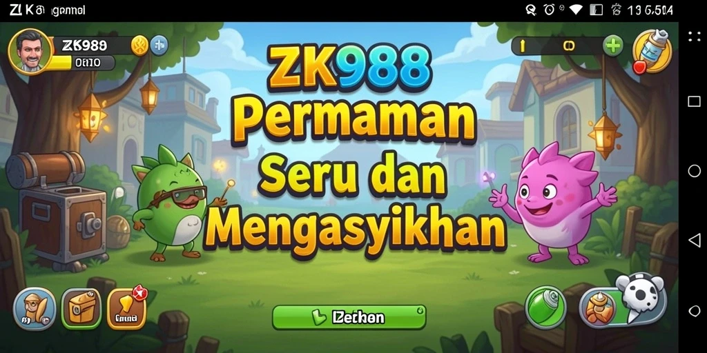 Tampilan gameplay ZK988 yang menarik dan interaktif.